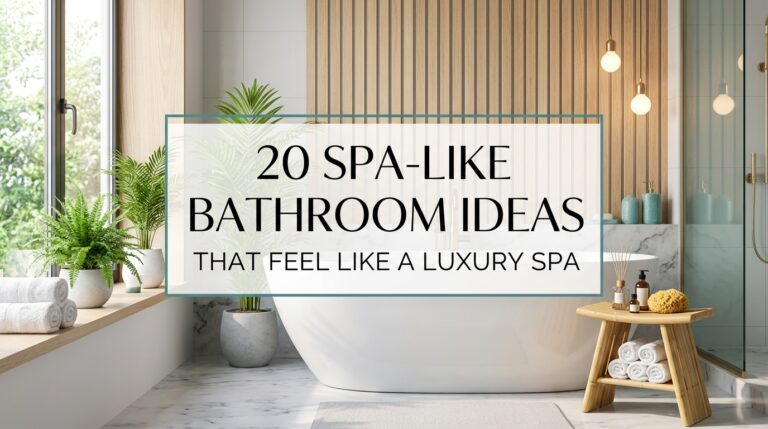20 Spa-Like Bathroom Ideas That Feel Like a Luxury Spa