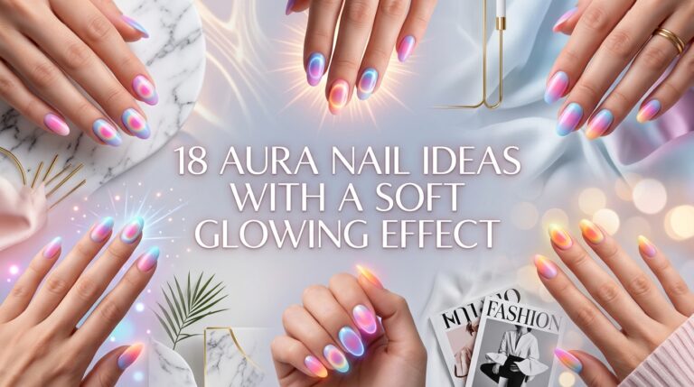 18 Aura Nail Ideas With a Soft Glowing Effect
