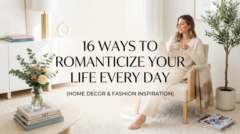 16 Ways to Romanticize Your Life Every Day