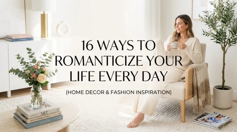16 Ways to Romanticize Your Life Every Day