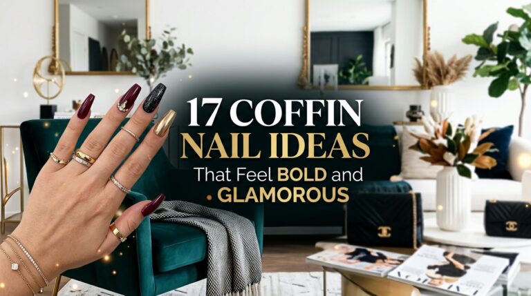 17 Coffin Nail Ideas That Feel Bold and Glamorous