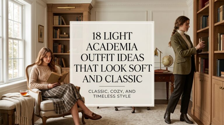 18 Light Academia Outfit Ideas That Look Soft and Classic