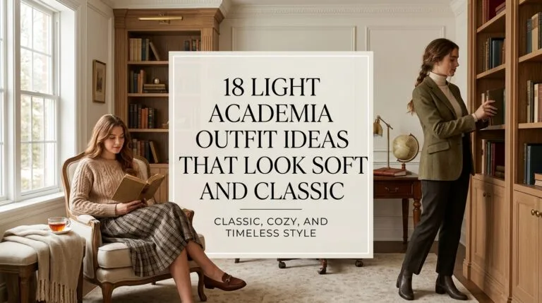 18 Light Academia Outfit Ideas That Look Soft and Classic