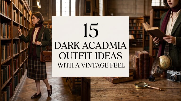 15 Dark Academia Outfit Ideas With a Vintage Feel