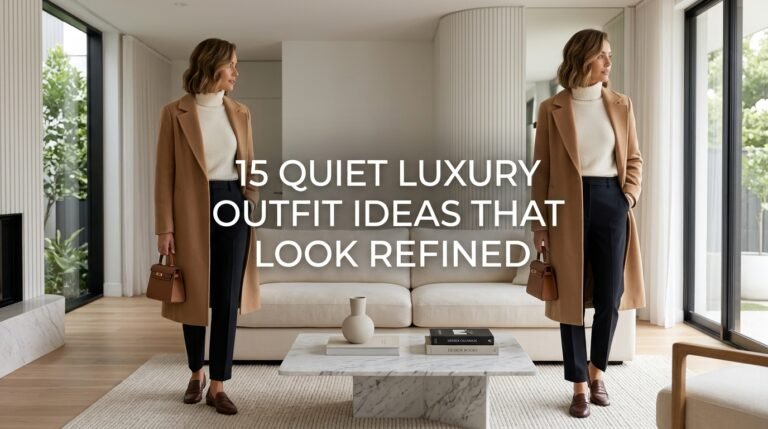 15 Quiet Luxury Outfit Ideas That Look Refined