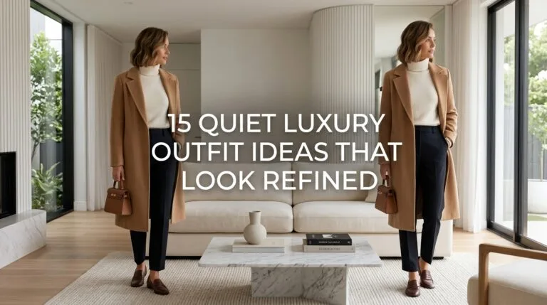 15 Quiet Luxury Outfit Ideas That Look Refined