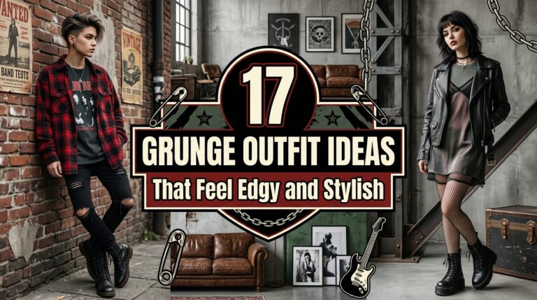 17 Grunge Outfit Ideas That Feel Edgy and Stylish