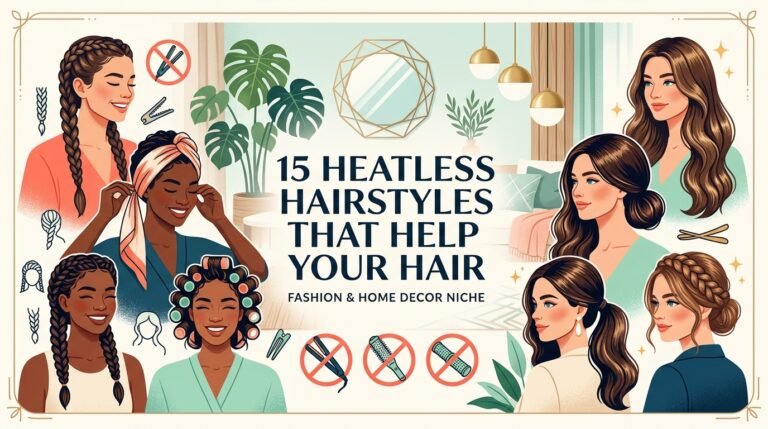 15 Heatless Hairstyles That Help Protect Your Hair