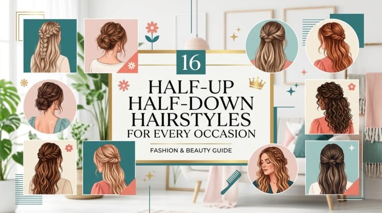 16 Half-Up Half-Down Hairstyles for Every Occasion