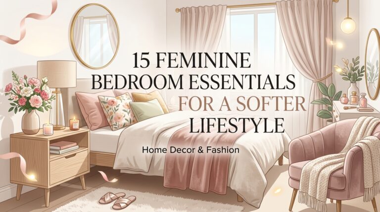 15 Feminine Bedroom Essentials for a Softer Lifestyle