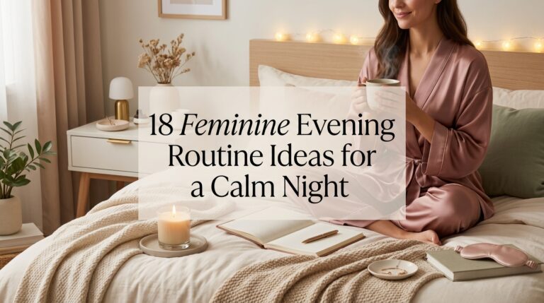 18 Feminine Evening Routine Ideas for a Calm Night