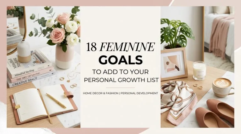 18 Feminine Goals to Add to Your Personal Growth List