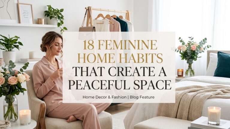 18 Feminine Home Habits That Create a Peaceful Space