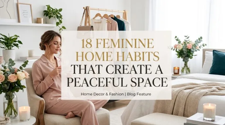 18 Feminine Home Habits That Create a Peaceful Space