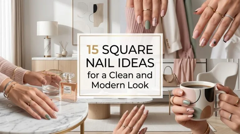 15 Square Nail Ideas for a Clean and Modern Look