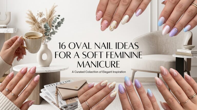 16 Oval Nail Ideas for a Soft Feminine Manicure