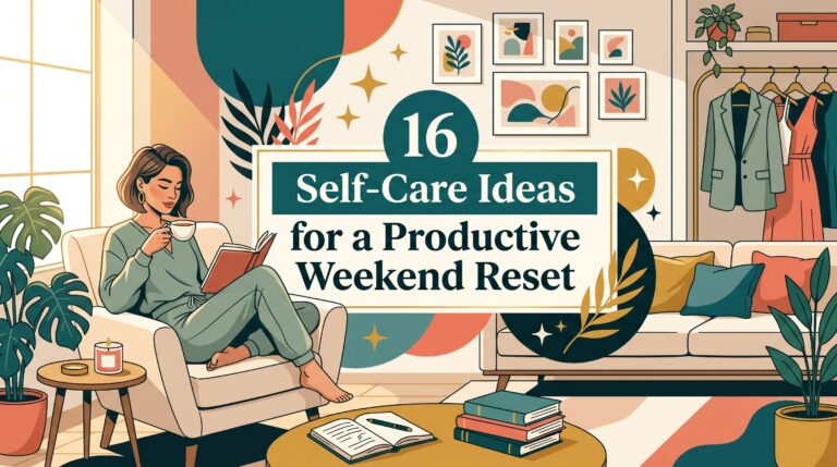 16 Self-Care Ideas for a Productive Weekend Reset
