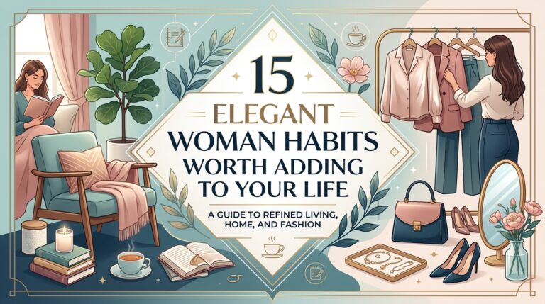 15 Elegant Woman Habits Worth Adding to Your Life